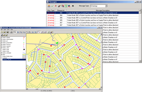 screenshot of EDAMS Assets Management